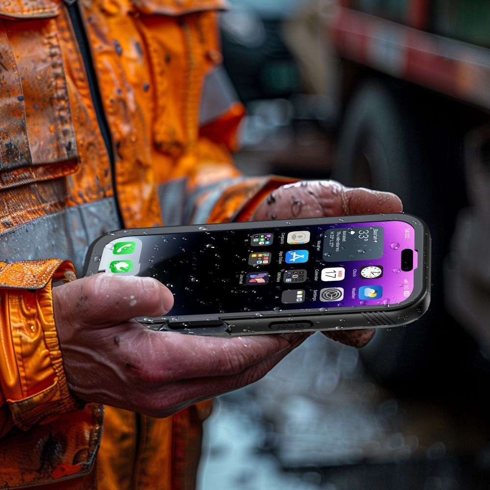 Θήκη Apple iPhone 16 Pro - Tech-Protect Shellbox IP68 Full Body 360° Ανθεκτική Αδιάβροχη με MagSafe - Black (5906302375189)