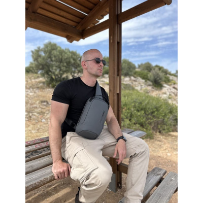 Bange 7221 - Ανδρικό Τσαντάκι Ώμου / Χιαστί Crossbody - 6L - Gray