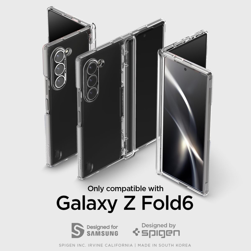 Θήκη Samsung Galaxy Z Fold6 - Spigen Ultra Hybrid Pro Σκληρή - Crystal Clear (ACS07813)