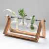 The Source Winning Home & Lifestyle Propagation Vases - Terrarium / Βάση από Ξύλο Πεύκου με 3 x Γυάλινα Βάζα για Υδροπονική Καλλιέργεια (5056327917519)