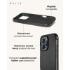 Θήκη Apple iPhone 16 Pro Max - MUJJO Shield Case Ανθεκτική Δερμάτινη με MagSafe - Black (MUJJO-CL-057-BK)