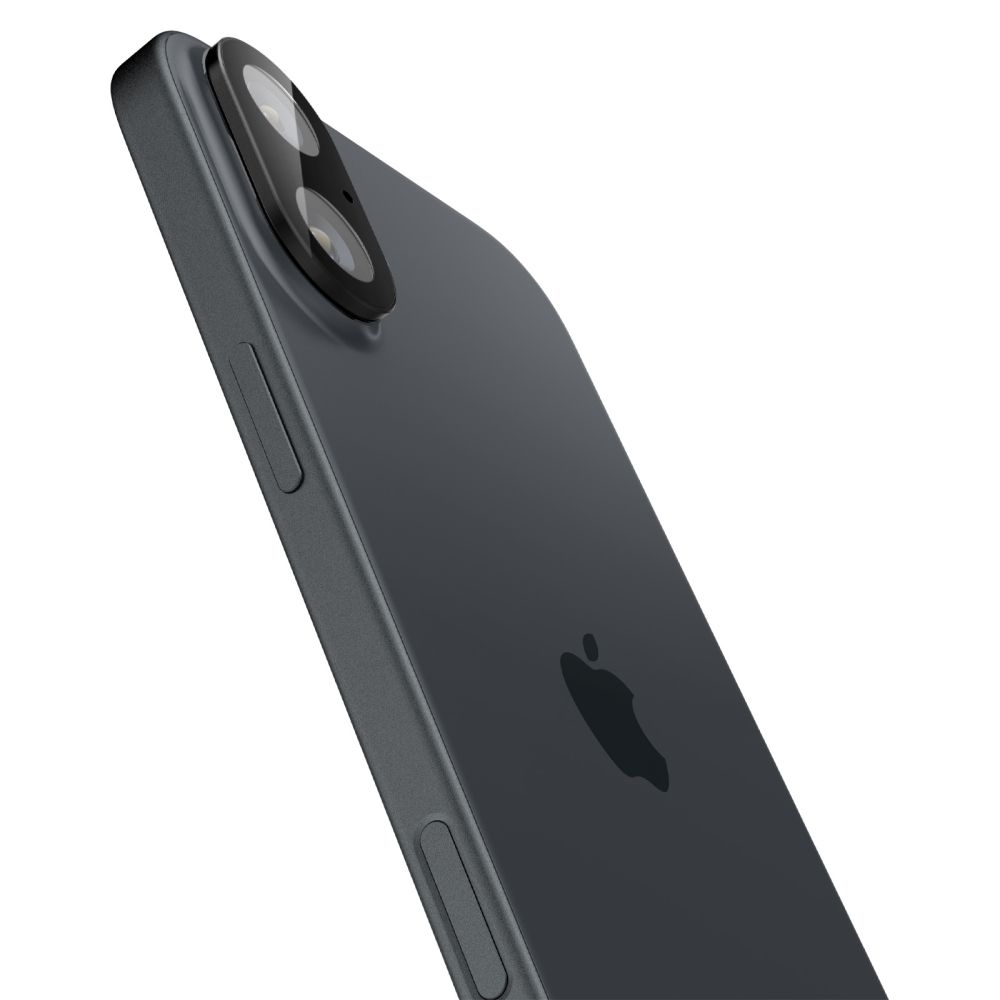 Αντιχαρακτικό Γυαλί Προστασίας Apple iPhone 16 / 16 Plus - Spigen GLAS.tR OPTIK Camera Lens Protector για Φακό Κάμερας - 2 Τεμάχια - Black (AGL07922)
