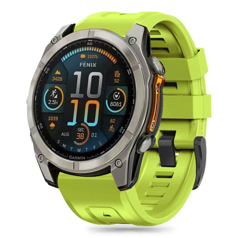 Λουράκι Garmin Fenix 3/5X/3HR/5X Plus/6X/6X Pro/7X/8 (51mm) - Tech-Protect Silicone Σιλικόνης - Lime (5906302376889)