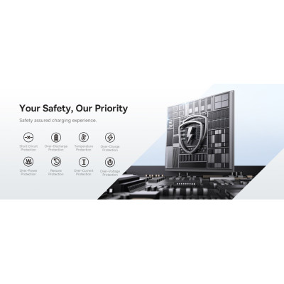 PowerBank Baseus PicoGo με Ψηφιακή Οθόνη LED με 1 x USB-A / 2 x Type-C 10.000mAh 20W - Cosmic Black (P10076801123-00)