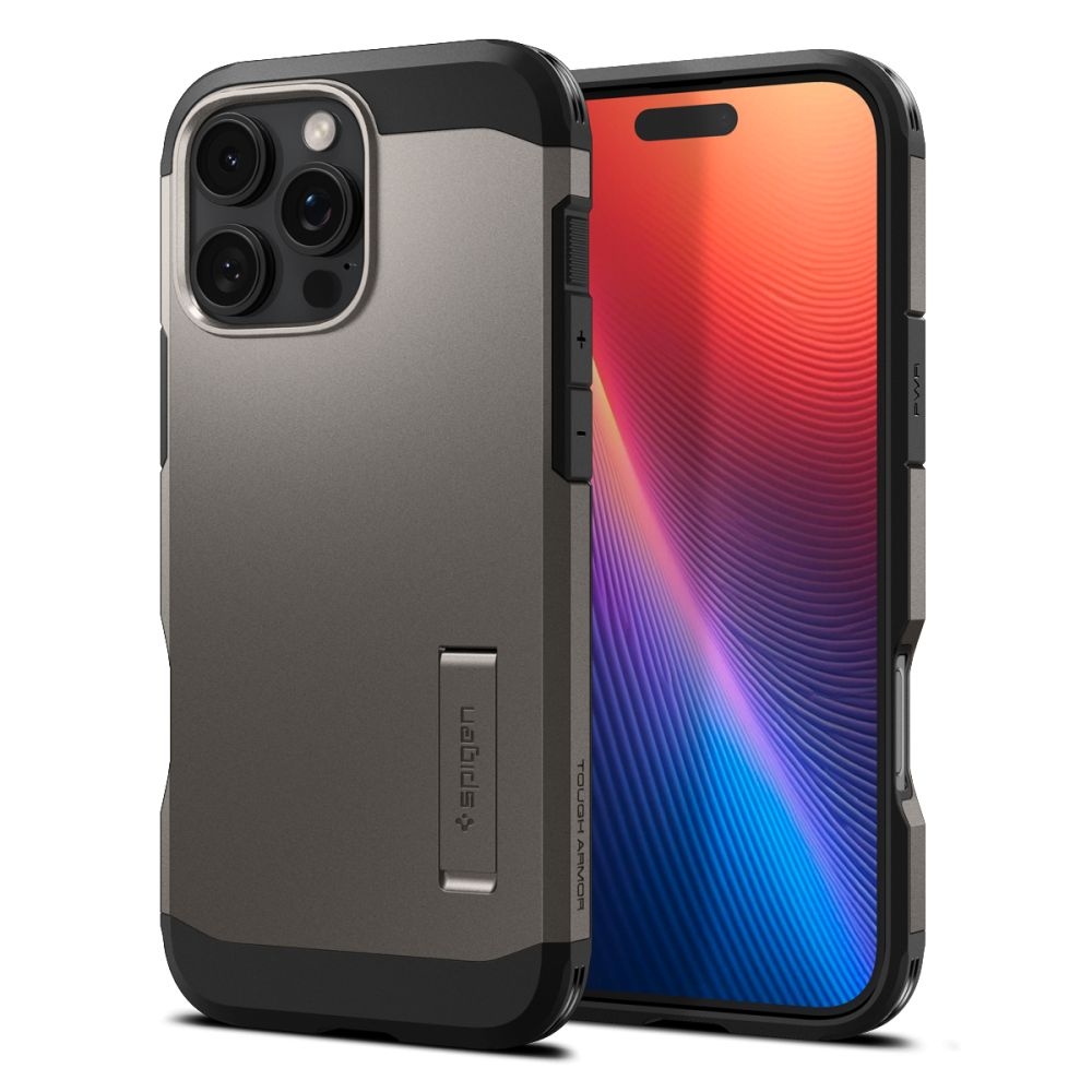 Θήκη Apple iPhone 16 Pro - Spigen Tough Armor AI MagFit Ανθεκτική με MagSafe - Gunmetal (ACS08145)