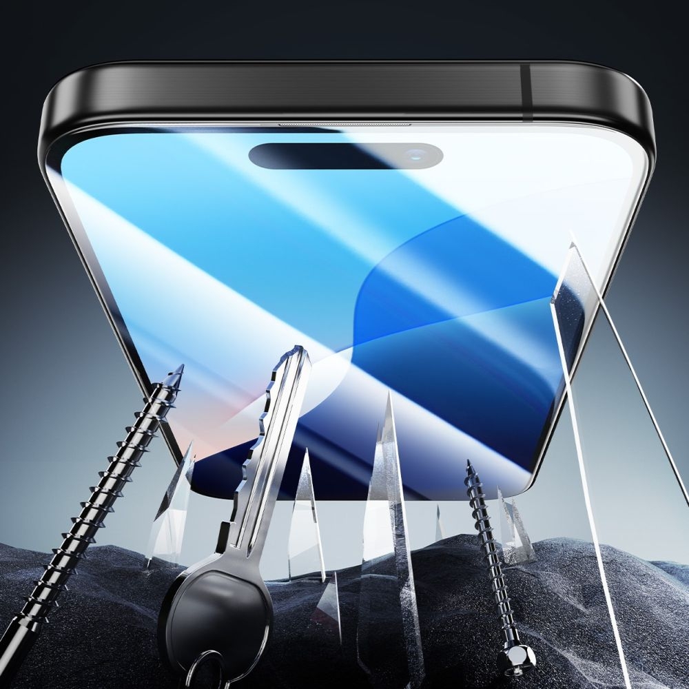 Αντιχαρακτικό Γυαλί Προστασίας Apple iPhone 16 Plus / 15 Plus - ESR Armorite Ultra Tempered Glass FullFace Οθόνης - Black (4894240235997)