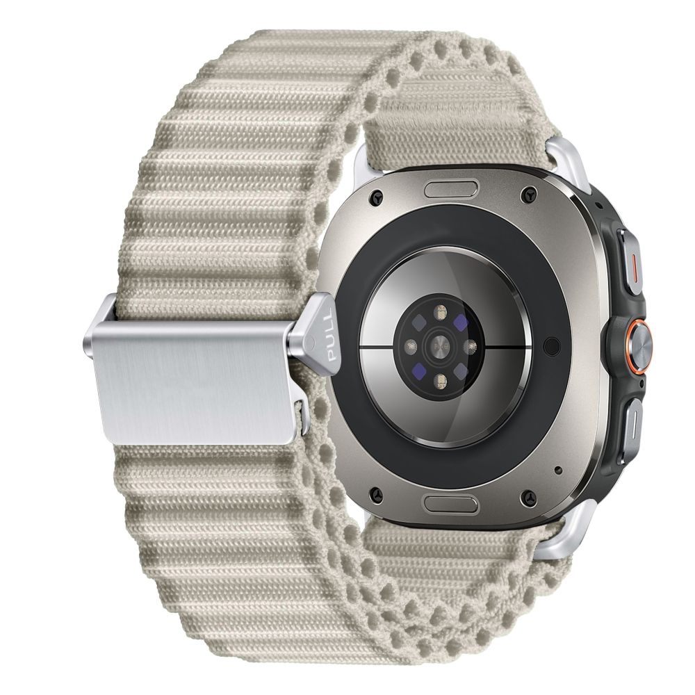 Λουράκι Samsung Galaxy Watch Ultra 2025 / 2024 47mm - Tech-Protect Weave Pro - Crayon White (5906302376360)
