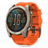 Λουράκι Garmin Fenix 5/6/6 Pro/7/8/E (47mm) - Tech-Protect Silicone Σιλικόνης - Orange (5906302377190)