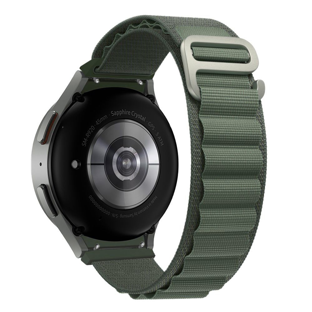 Λουράκι Samsung Galaxy Watch FE / 7 / 6 / 5 / 5 Pro / Watch 4 / Classic 4 (47/46/45/44/43/42/40mm) - Tech-Protect Nylon Pro - Military Green (9490713930281)