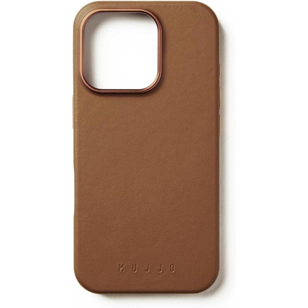Θήκη Apple iPhone 16 Pro - MUJJO Full Leather Case Δερμάτινη με MagSafe - Tan (MUJJO-CL-051-TN)