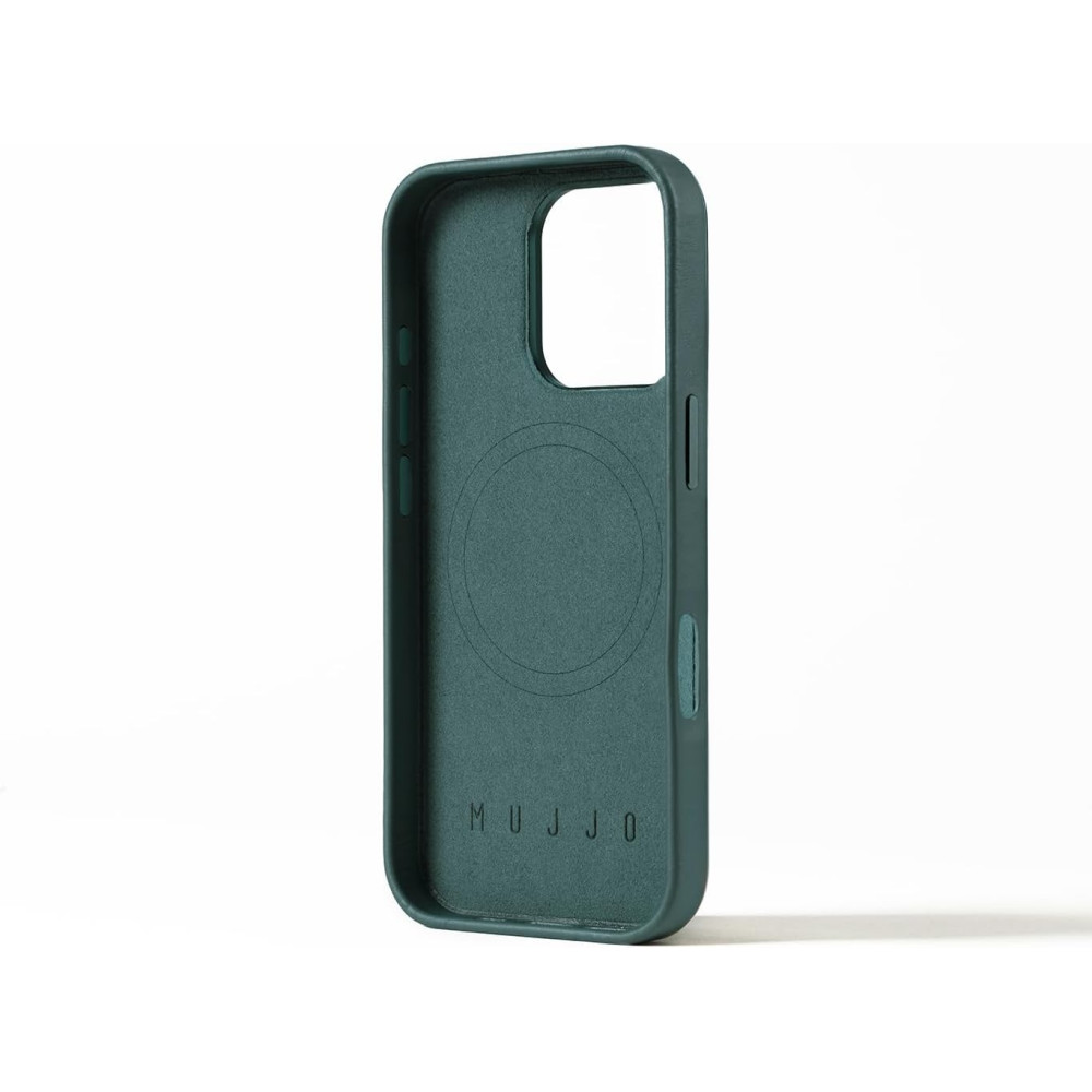 Θήκη Apple iPhone 16 Pro - MUJJO Full Leather Case Δερμάτινη με MagSafe - Livid Green (MUJJO-CL-051-LG)