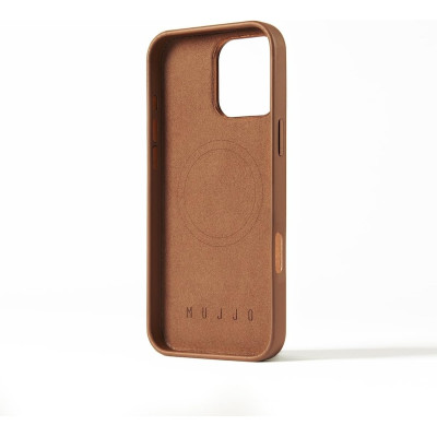 Θήκη Apple iPhone 16 Pro Max - MUJJO Full Leather Case Δερμάτινη με MagSafe - Tan (MUJJO-CL-055-TN)