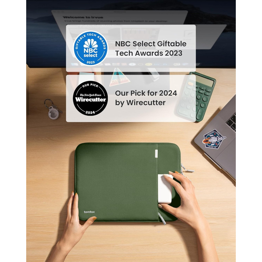 Tomtoc Defender A13 Laptop Sleeve - Θήκη για Laptop 15'' - Green (A13E3T1)
