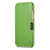 Θήκη Apple iPhone X / XS - iCarer Luxury Series Side-Open Δερμάτινη - Green (RI802-GN)
