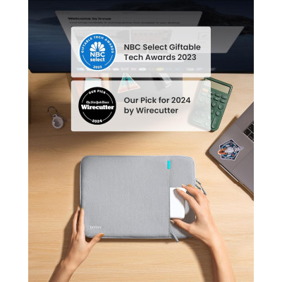 Tomtoc Defender A13 Laptop Sleeve - Θήκη για Laptop 16'' - Gray (A13F2G2)