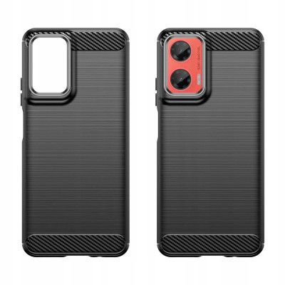 Θήκη Motorola Moto G35 Spacecase Carbon Σιλικόνης - Black (5905719113537)