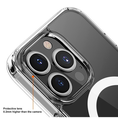 Θήκη iPhone 16 Pro Bodycell Clear Case Διάφανη με MagSafe - Clear (5206015079092)