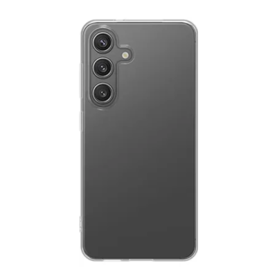 Θήκη & Tempered Glass Samsung Galaxy S25 Vivid Set Gelly Case Σετ Διάφανη Σιλικόνης & FullFace Αντιχαρακτικό Γυαλί Προστασίας Οθόνης - Transparent / Black (VIGELLY435GLASSBK)