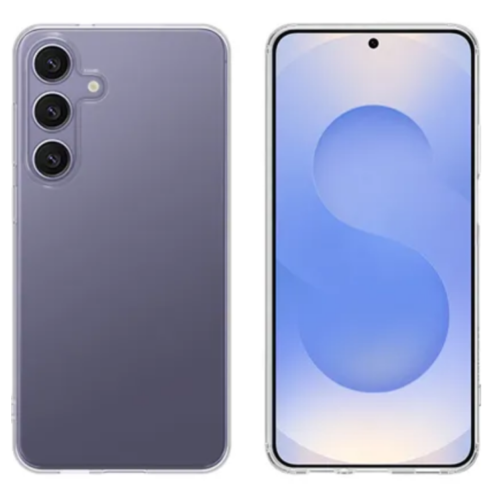 Θήκη & Tempered Glass Samsung Galaxy S25 Plus Vivid Set Gelly Case Σετ Διάφανη Σιλικόνης & FullFace Αντιχαρακτικό Γυαλί Προστασίας Οθόνης - Transparent / Black (VIGELLY436GLASSBK)