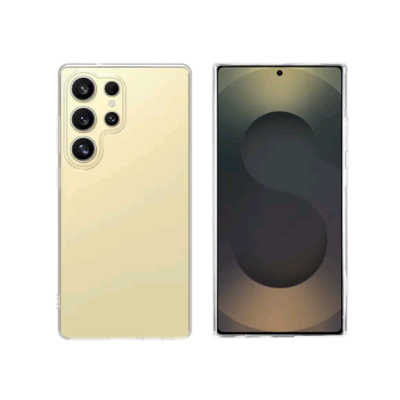 Θήκη & Tempered Glass Samsung Galaxy S25 Ultra Vivid Set Gelly Case Σετ Διάφανη Σιλικόνης & FullFace Αντιχαρακτικό Γυαλί Προστασίας Οθόνης - Transparent / Black (VIGELLY437GLASSBK)