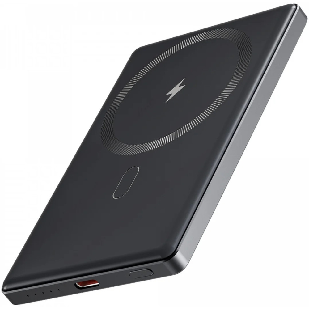 PowerBank Buddi Connect με Ασύρματη Φόρτιση MagSafe 15W & 1 x Type-C 20W 5.000mAh 5 Έτη Εγγύηση - Black (8719246451836)