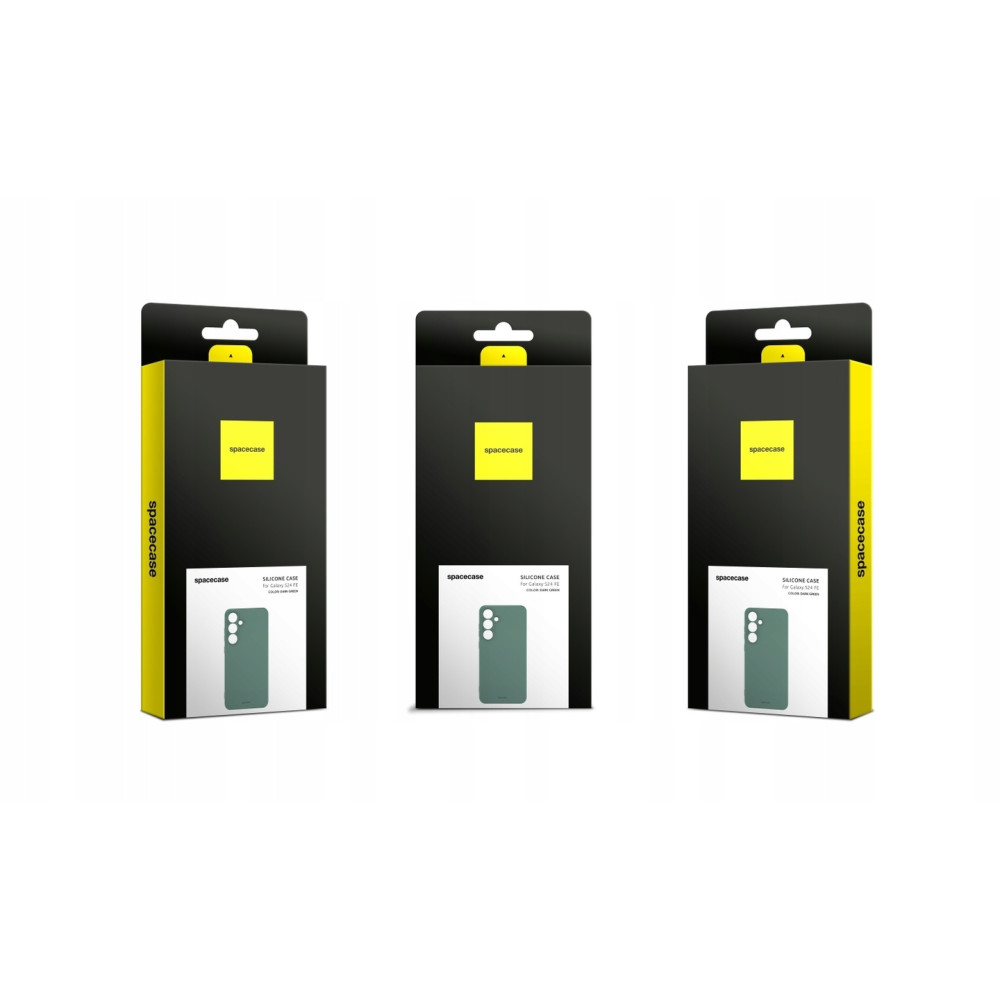 Θήκη Samsung Galaxy S24 FE Spacecase Silicone Case Σιλικόνης - Dark Green (5905719112899)