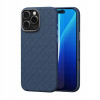 Θήκη iPhone 16 Pro Max Spacecase Classy Mag Σκληρή από Οικολογικό Δέρμα με MagSafe - Dark Blue (5905719112134)