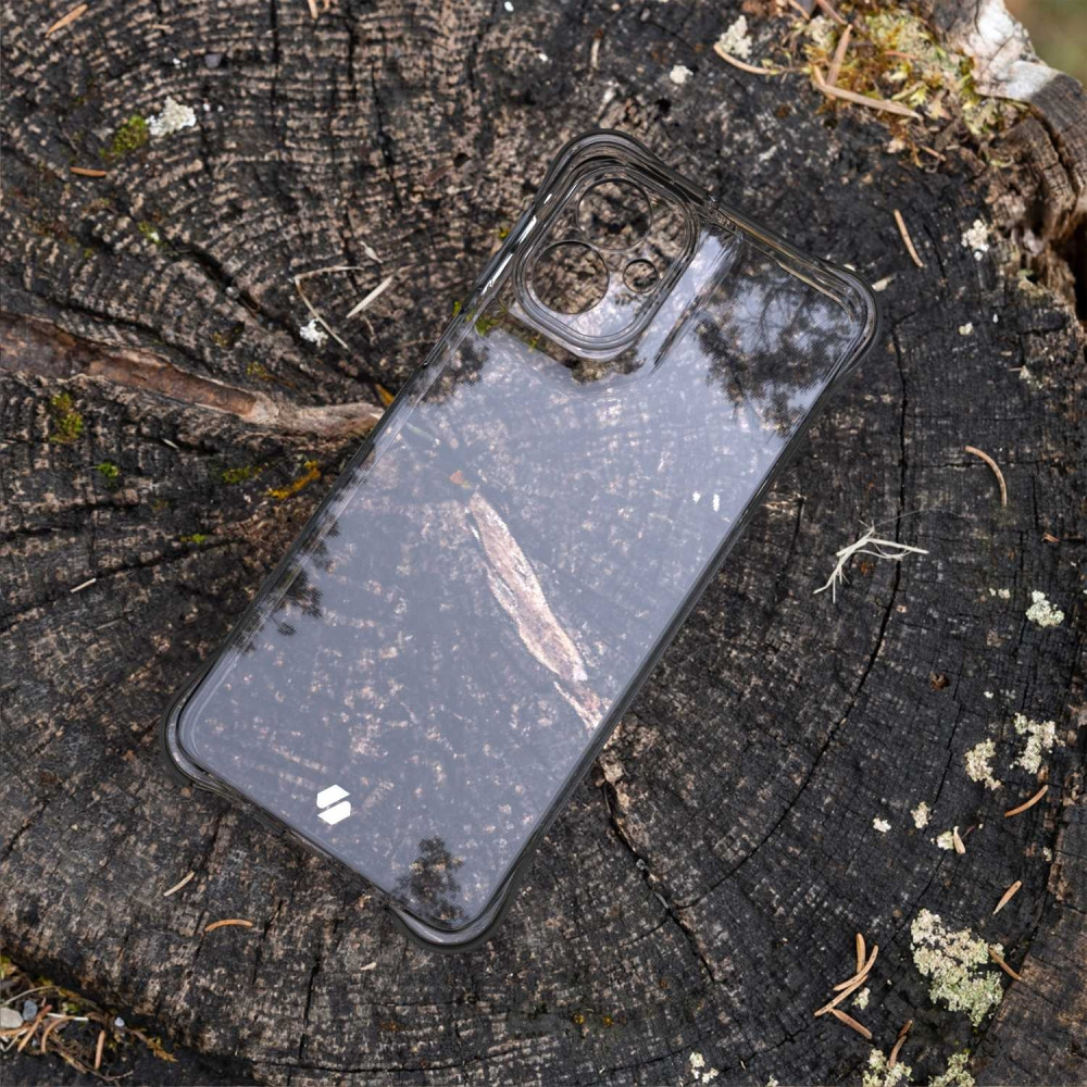 Θήκη Motorola Moto G55 Spacecase Anti-Shock Διάφανη Σιλικόνης 1mm - Clear (5905719112967)