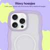 Θήκη iPhone 16 Pro Max HappyCase Wavy Διάφανη Σκληρή με MagSafe & TPU Bumper - Purple (8719246462146)