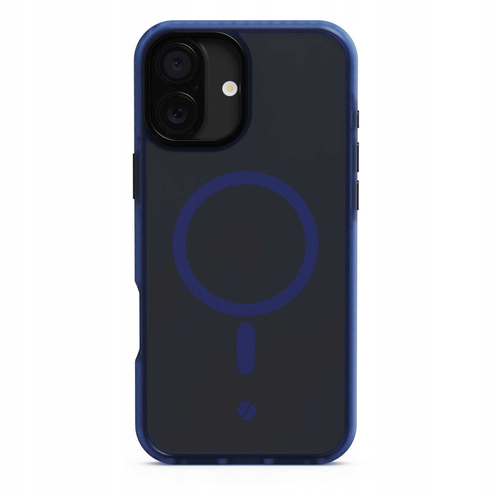 Θήκη iPhone 16 Plus Spacecase Hybrid Fusion Mag Ημιδιάφανη Σκληρή με MagSafe - Dark Blue (5905719112424)
