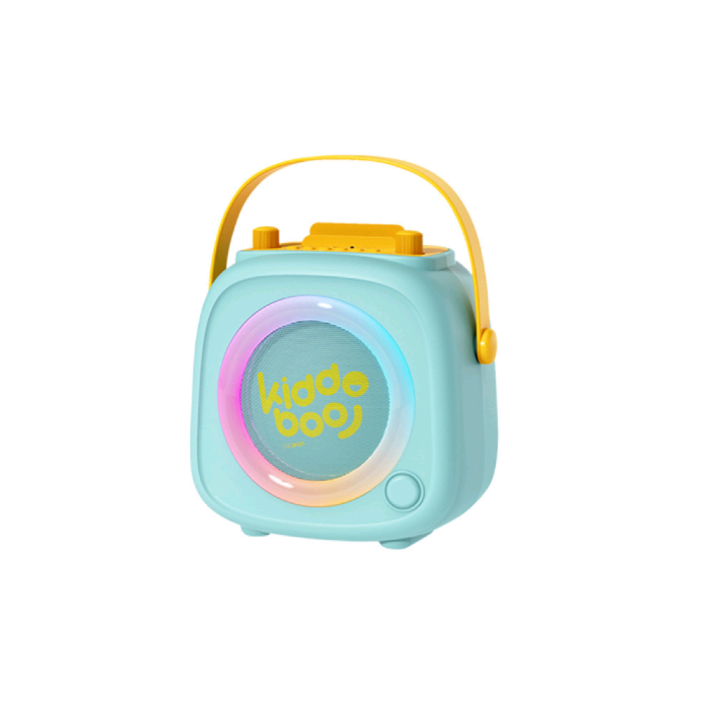 Ασύρματο Ηχείο Bluetooth Kiddoboo KidsVoice BT Speaker & Mic για Karaoke με Μικρόφωνο / Βάση Στήριξης Smartphone & RGB Φωτισμό - Mint (KB23028MNT)