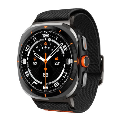 Λουράκι Samsung Galaxy Watch Ultra 2025 / 2024 47mm Spigen Lite Fit Υφασμάτινο - Black (AMP08772)