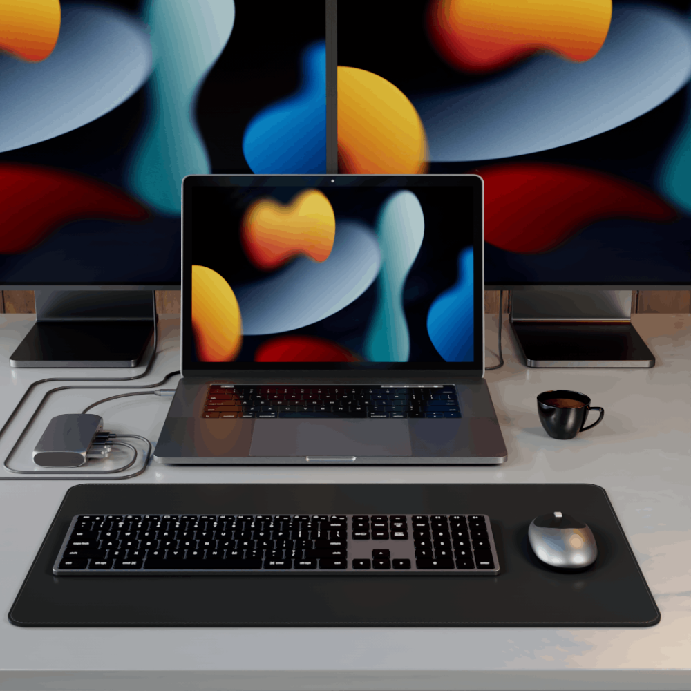 Αντάπτορας Satechi USB-C Multimedia M1 Type-C (male) σε 1 x Type-C 85W / 1 x Type-C 5Gbps / 2 x USB-A 5 Gbps / 1 x HDMI 4K 60Hz / 1 x HDMI 4K 30Hz - Space Grey (ST-UCM1HM)