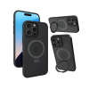 Θήκη iPhone 16 Pro Max Spacecase Ring Pro Mag Σκληρή με MagSafe & KickStand - Black (5905719112226)