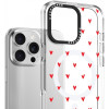 Θήκη iPhone 16 Pro Max HappyCase Joy Διάφανη Σκληρή με MagSafe - Love Hearts (8719246462467)