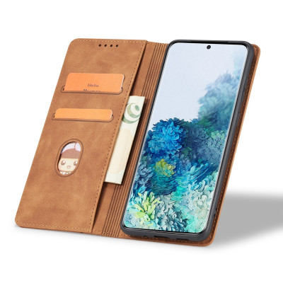 Θήκη Xiaomi Redmi 14C / Poco C75 Bodycell Book Case Πορτοφόλι - Brown (5206015080043)