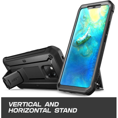 Θήκη Huawei Mate 20 Pro Supcase Unicorn Beetle Pro Ανθεκτική 360° με KickStand - Black (843439106703)