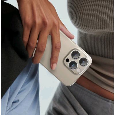 Tempered Glass iPhone 16 Pro / 16 Pro Max Spacecase QuickFit Camera Glass Αντιχαρακτικό Γυαλί Προστασίας για Φακό Κάμερας 2 Τεμάχια - Natural Titanium (5905719112714)