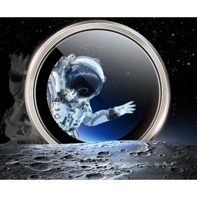 Tempered Glass iPhone 15 Pro / 15 Pro Max Spacecase QuickFit Camera Glass Αντιχαρακτικό Γυαλί Προστασίας για Φακό Κάμερας 2 Τεμάχια - Titanium (5905719112660)