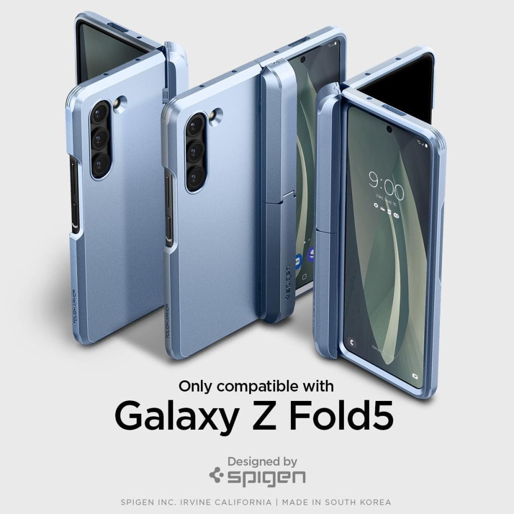 Θήκη Samsung Galaxy Z Fold5 Spigen Tough Armor Pro P Ανθεκτική Σκληρή με Kickstand & Υποδοχή S Pen - Sierra Blue (ACS06870)