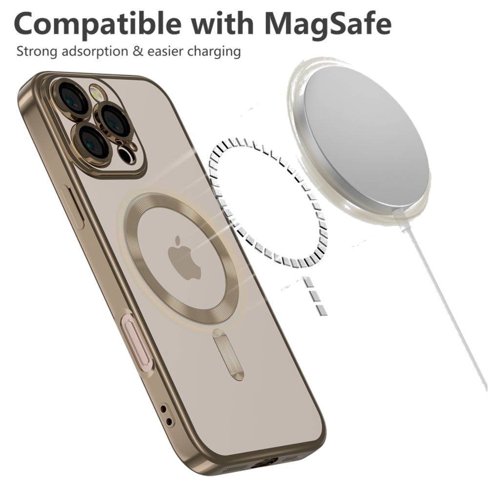 Θήκη iPhone 16 Pro Tech-Protect MagFlex Διάφανη Σιλικόνης με MagSafe - Shiny Desert (5906302372232)