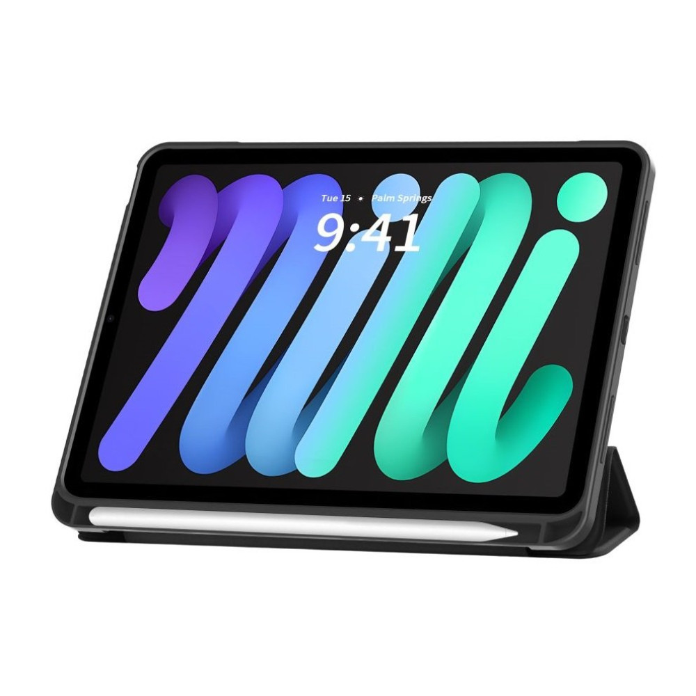 Θήκη iPad mini 7 2024 / 6 2021 Tech-Protect SC Pen Smartcase Flip με Υποδοχή για Apple Pencil - Black (5906302372454)