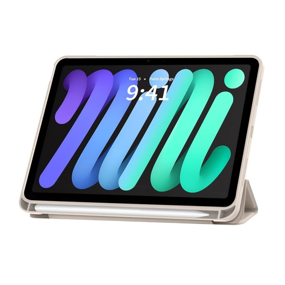 Θήκη iPad mini 7 2024 / 6 2021 Tech-Protect SC Pen Smartcase Flip με Υποδοχή για Apple Pencil - Starlight (5906302372461)