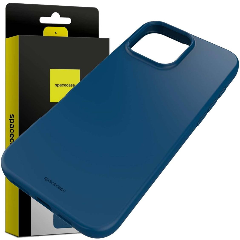 Θήκη iPhone 16 Pro Spacecase Silicone Case Σιλικόνης - Blue (5905719111557)
