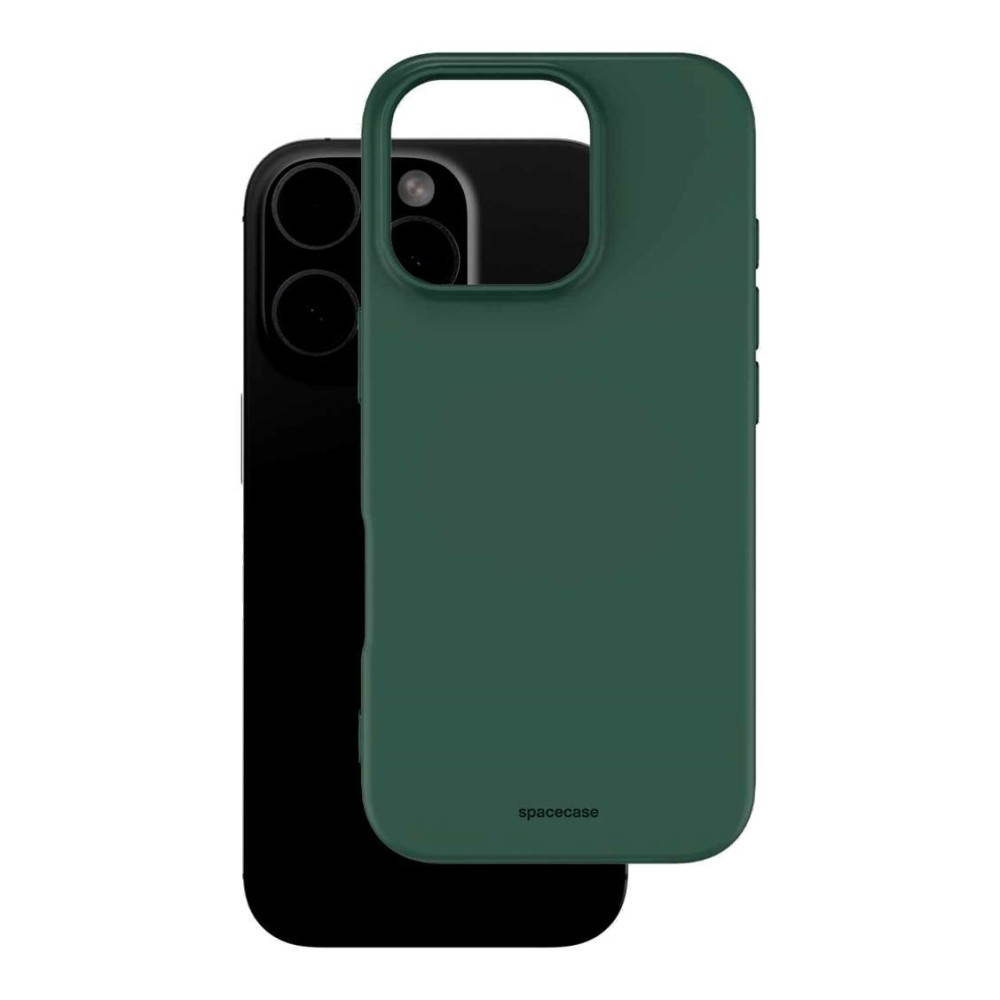Θήκη iPhone 16 Pro Spacecase Silicone Case Σιλικόνης - Dark Green (5905719111571)