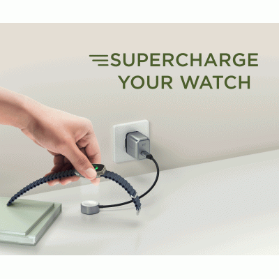 Καλώδιο Type-C Satechi Fast Charging Cable σε Μαγνητικό Γρήγορο Φορτιστή για Apple Watch / AirPods 5W 19cm - Space Gray (ST-QCAWM)