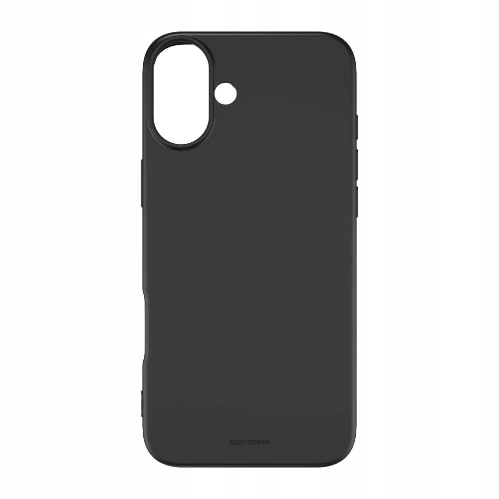 Θήκη iPhone 16 Plus Spacecase Silicone Case Σιλικόνης - Black (5905719111526)