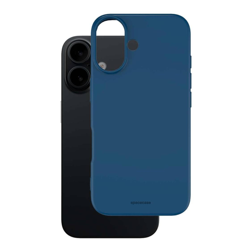 Θήκη iPhone 16 Spacecase Silicone Case Σιλικόνης - Blue (5905719111496)