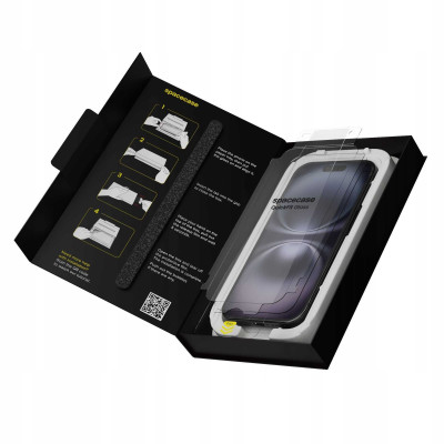 Tempered Glass iPhone 16 / 15 Spacecase QuickFit Glass Αντιχαρακτικό Γυαλί Προστασίας Οθόνης με Απλικατέρ QuickFit 2 Τεμάχια - Clear (5905719112875)