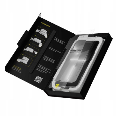 Tempered Glass iPhone 14 Plus / 13 Pro Max Spacecase QuickFit Glass Αντιχαρακτικό Γυαλί Προστασίας Οθόνης με Απλικατέρ QuickFit 2 Τεμάχια - Clear (5905719112783)
